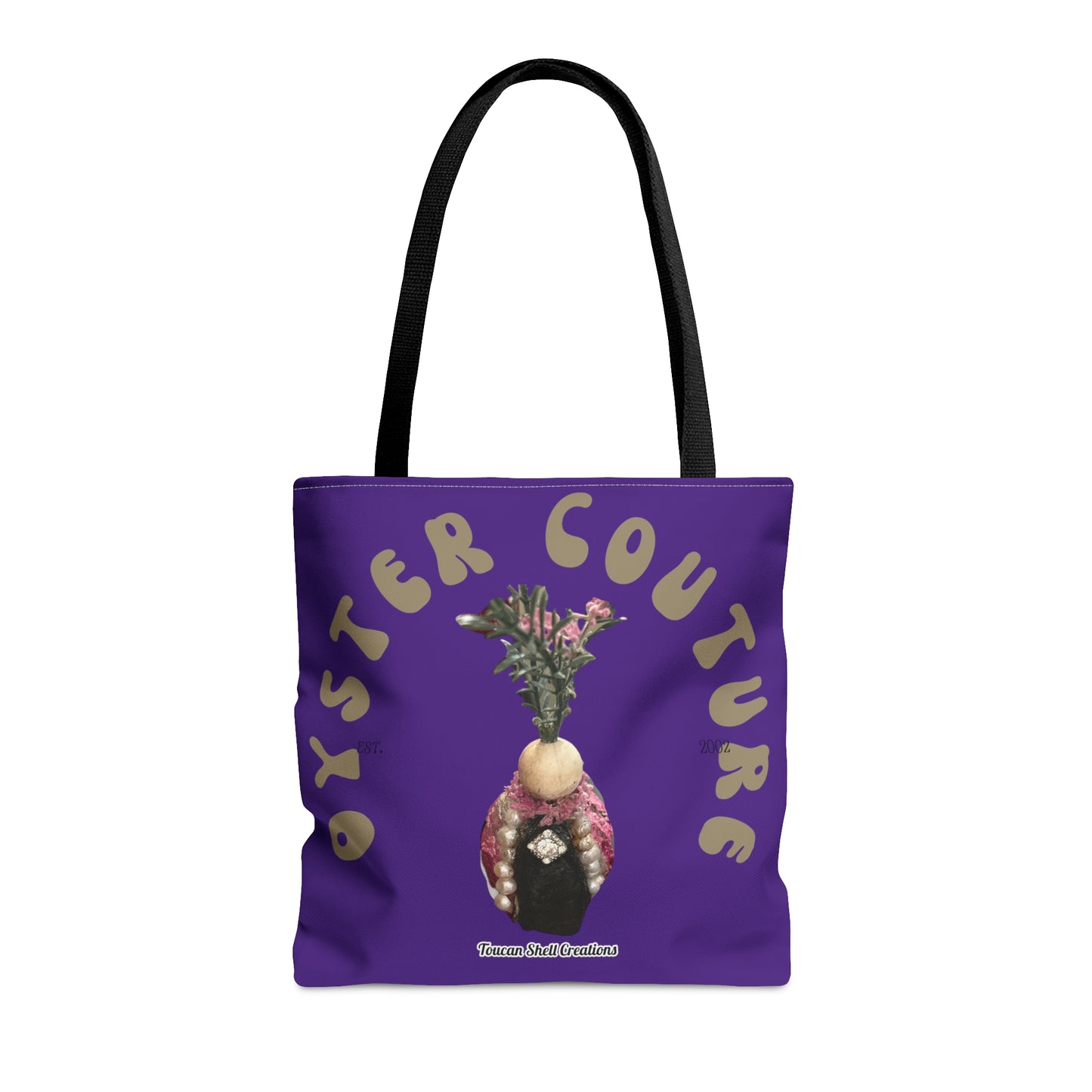 Royal Purple Island Queen Tote Bag For Fun Girl Groups, Fall Parties, Oyster Roasts, Re-usable gift bags, Carry all Tote, Isn't She Fun?