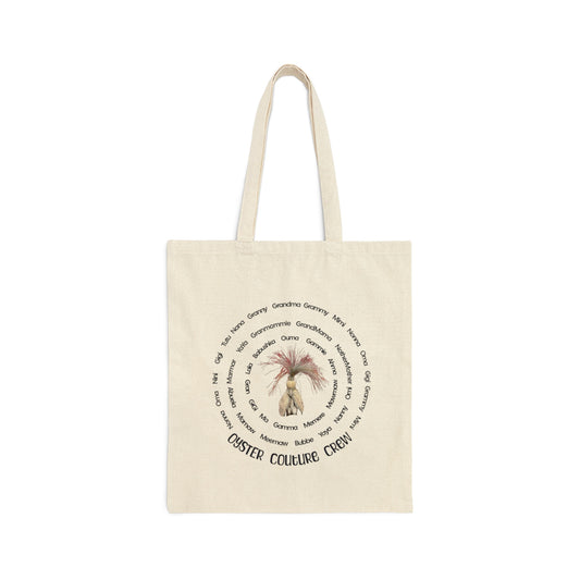 Grandma's Greenest Christmas Gift bags are Cotton Canvas Tote Bags with Grandma names they are reusable all year around, carry all for teachers, bags for grandma