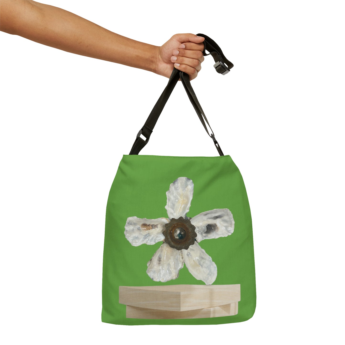 Adjustable Tote Bag Coastal Living Oyster Shell Tote Bag: Creating Shoreline Fun to Carry