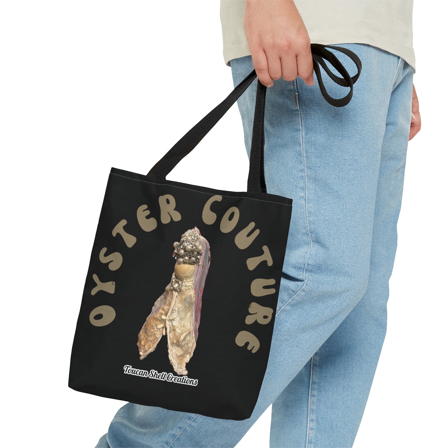 Tote Bag Halloween for Fun Groups and Gifts Kit, essential for oyster roasts kit,  add oyster knives, personal coosie and towels!