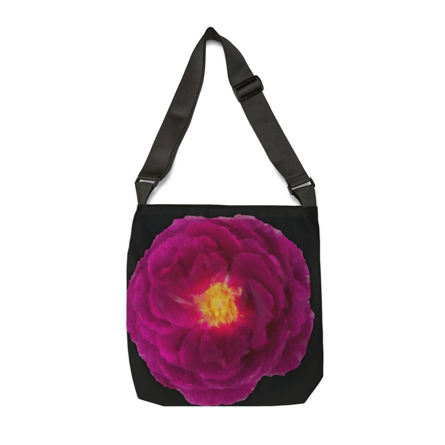 Adjustable Tote Bag Magenta Rose: Nature's Wonders for Your Unique Style