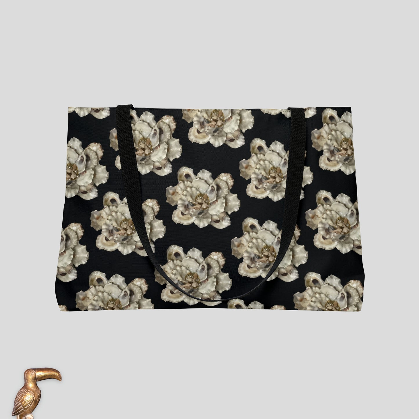 Extra Roomy Sustainable Reusable Oyster Shell Print Tote Bag: : A Greener Way to Gift