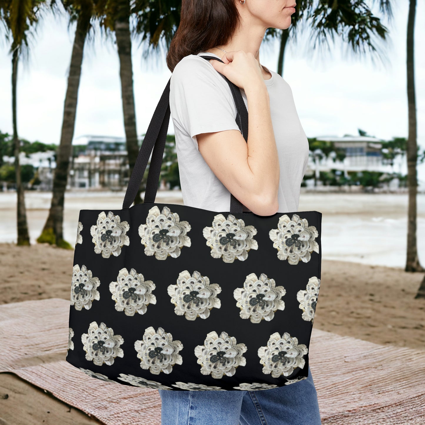 Extra Roomy Seaside Chic Tote Bag: Where Fashion Meets the Ocean's Beauty