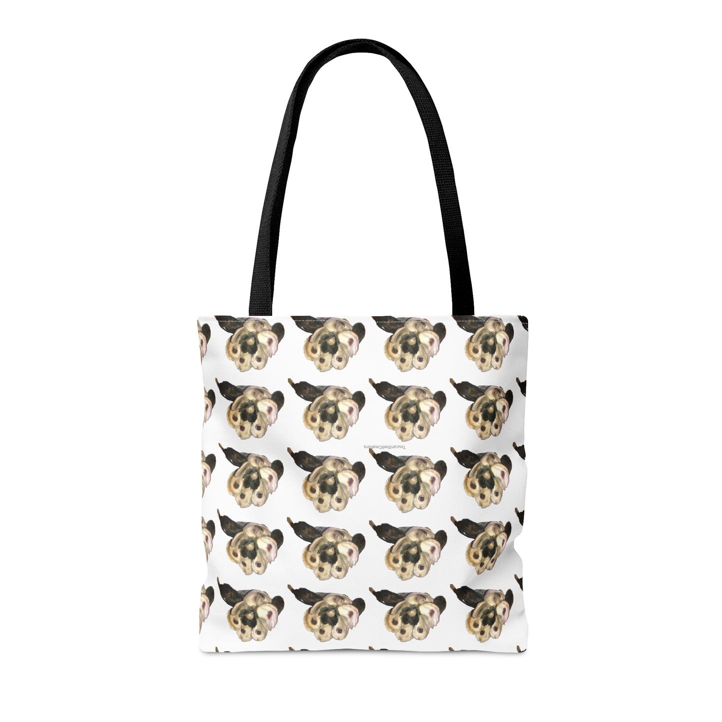 Tote Bag in 3 sizes! Girl groups, Wedding parties, Church groups, Club gifts, Shopping, Beach - Gold and white heart with pearls