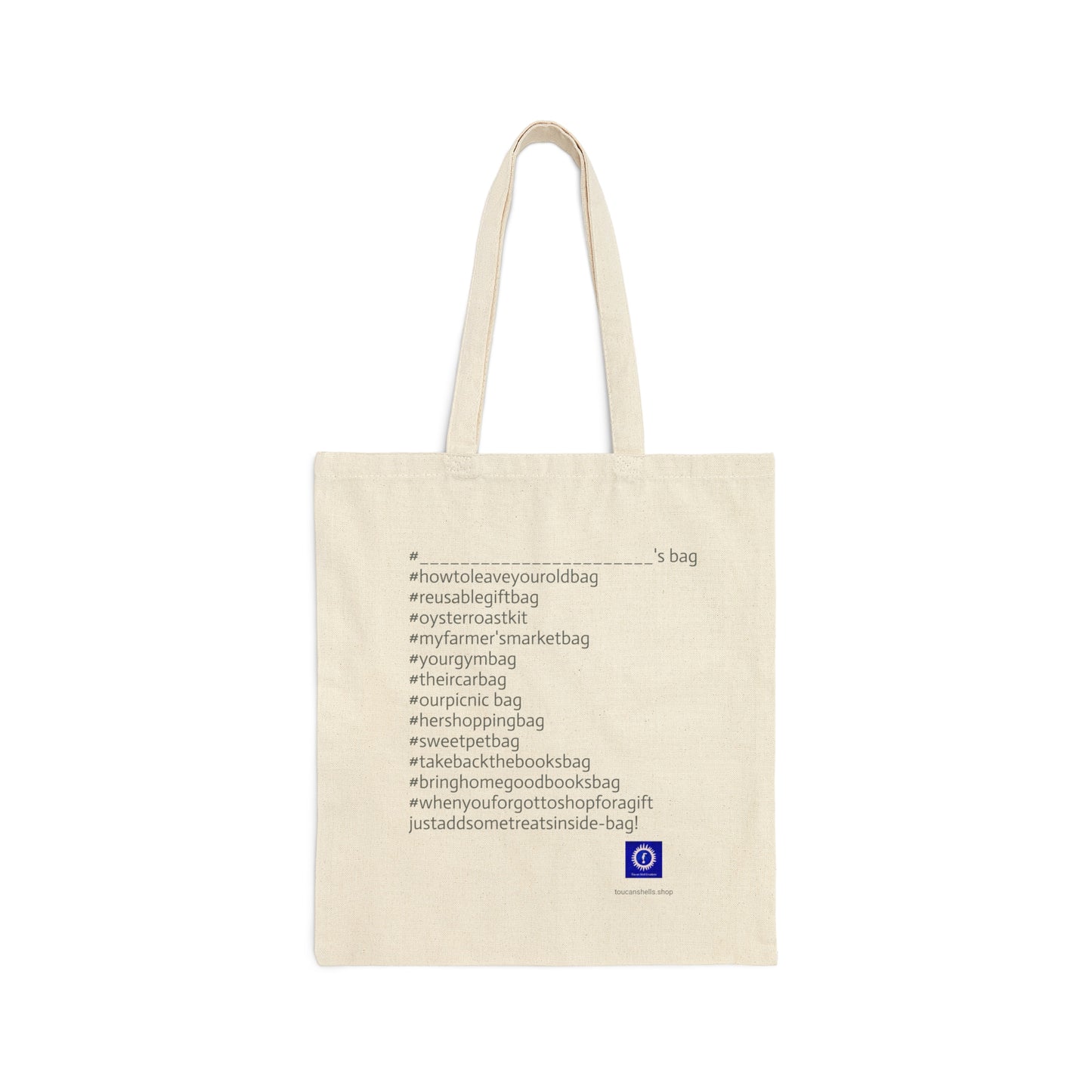 Reusable Cotton Canvas Tote Bag: Is THIS GlamMom or Modern Grandmother? Coastal Characters Art Oyster Shell Prints are Collectible