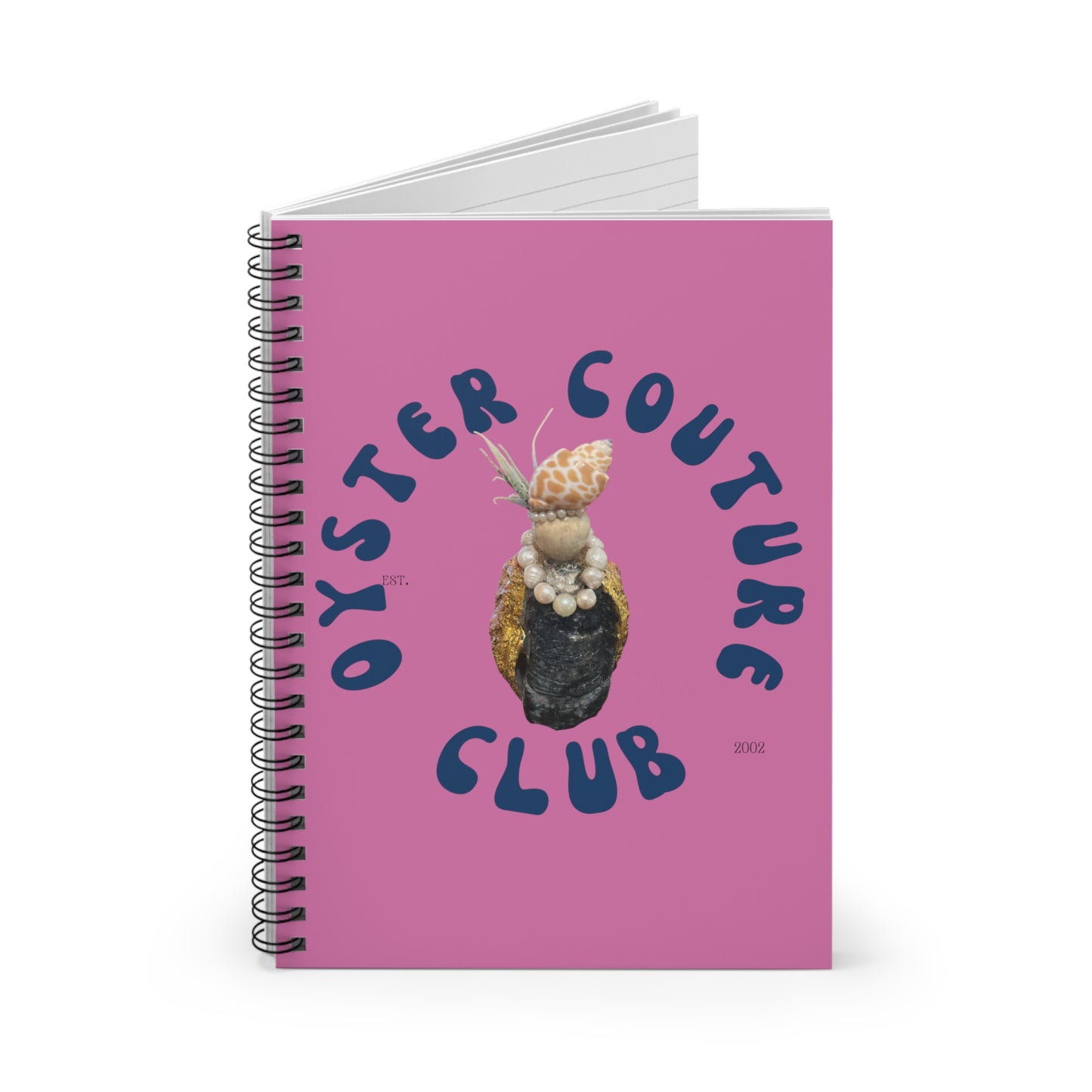 Spiral Notebook - Ruled Line Oyster Cuture Club Collection