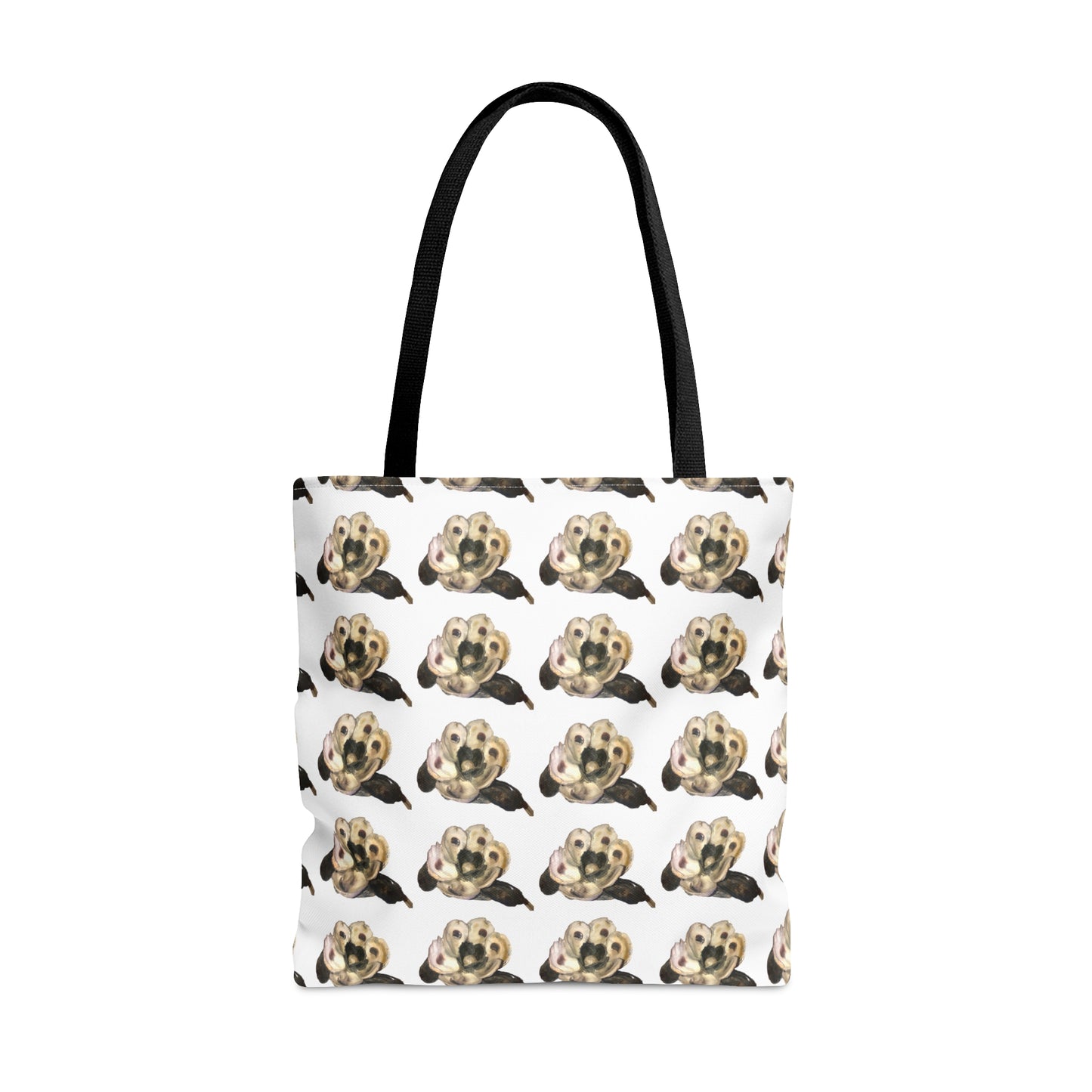 Tote Bag in 3 sizes! Girl groups, Wedding parties, Church groups, Club gifts, Shopping, Beach - Gold and white heart with pearls