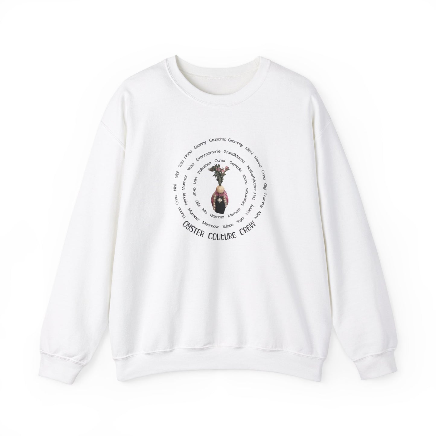 Unisex Heavy Blend™ Crewneck Sweatshirt Grandmas go by many names, find your Gramma name around Oyster Couture Diva