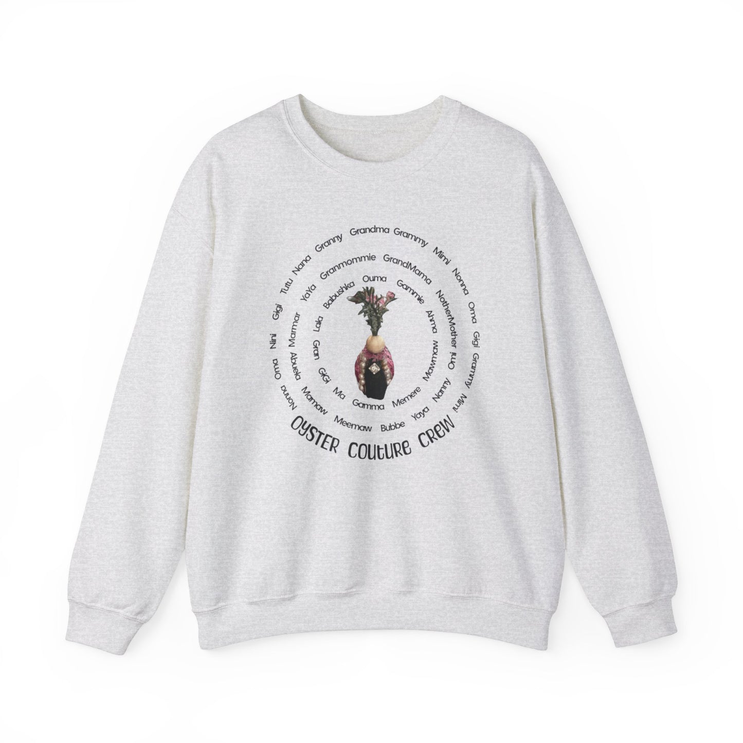 Unisex Heavy Blend™ Crewneck Sweatshirt Grandmas go by many names, find your Gramma name around Oyster Couture Diva