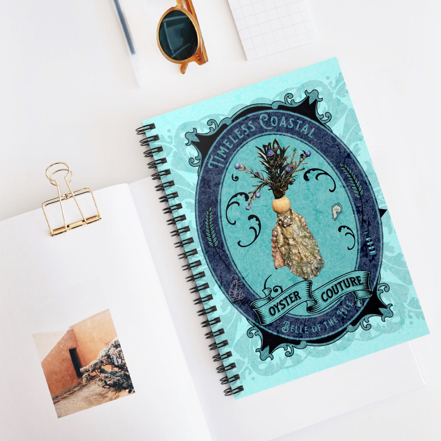 Spiral Notebook - Ruled Line Oyster Couture Characters Collection