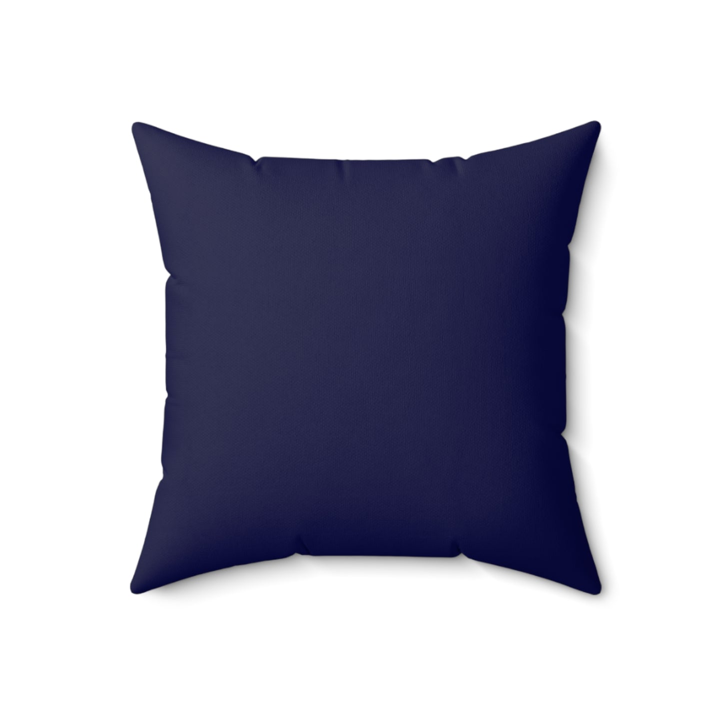 Darkest Blue Square Christmas ONE-side Pillow features Exquisite Oyster Shell Christmas Tree