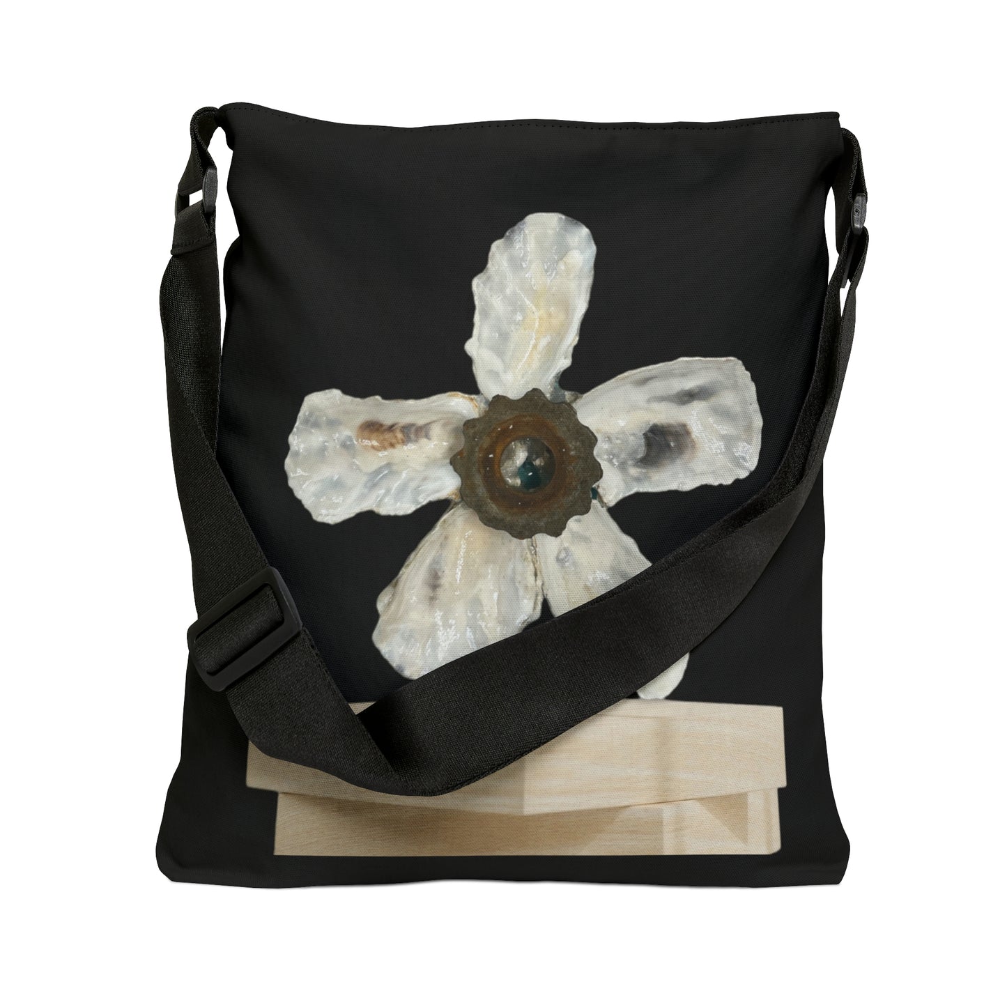 Adjustable Tote Team Bag Coastal Living Oyster Shell 70's Design Bag: Infuse Your Team with Beach Bliss