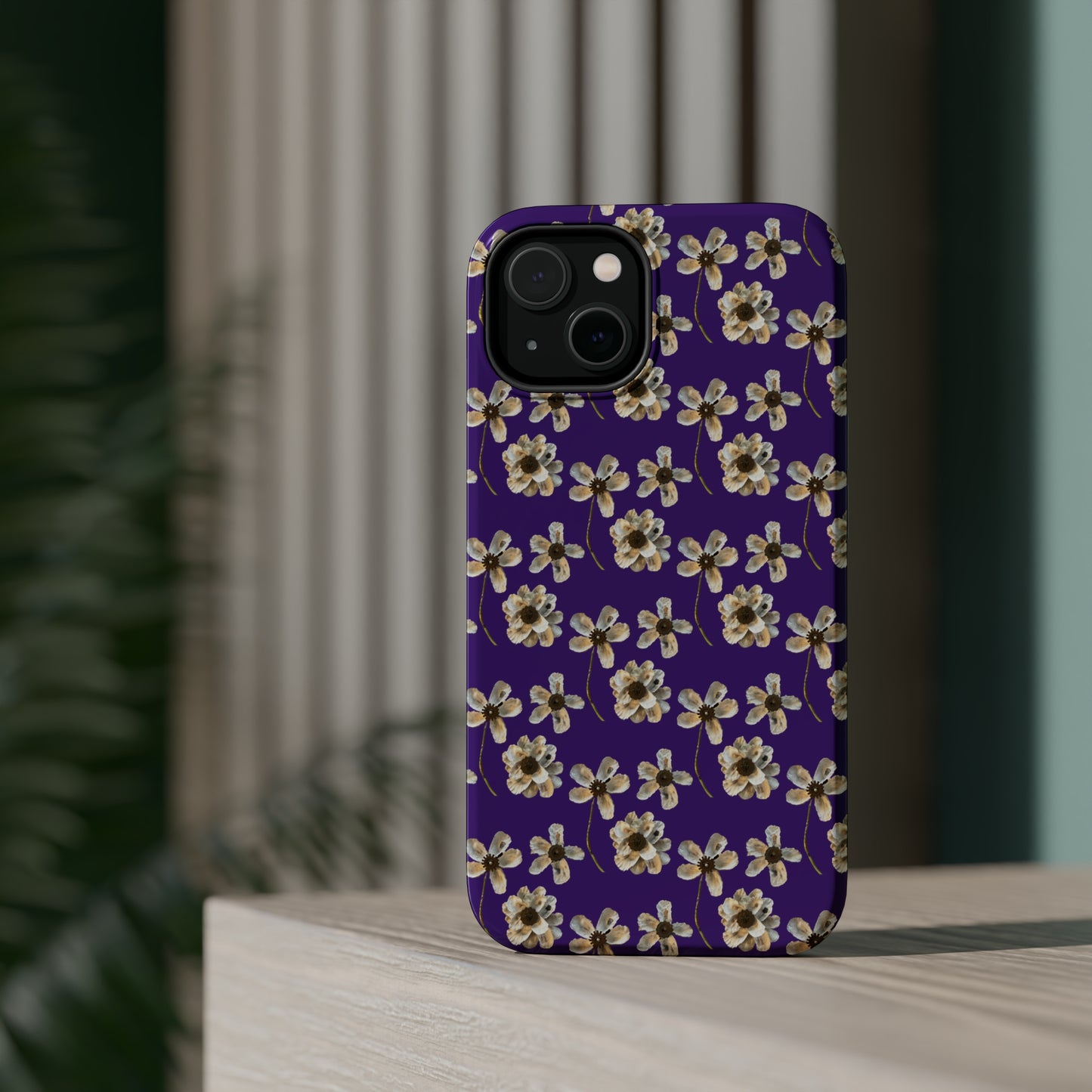 Custom iPhone MagSafe Tough Cases - Oyster Petals Purple