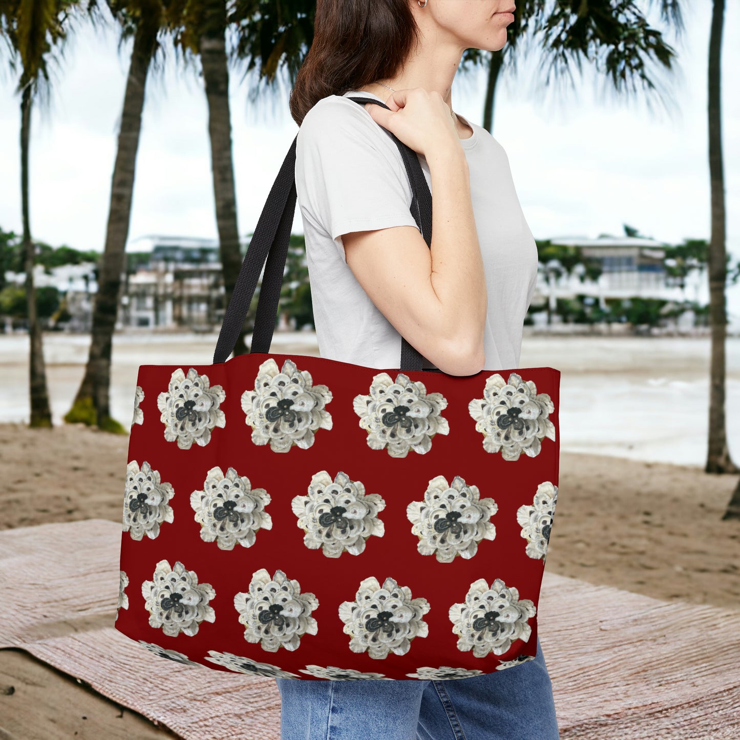 Extra Roomy Seaside Chic Tote Bag: Where Fashion Meets the Ocean's Beauty