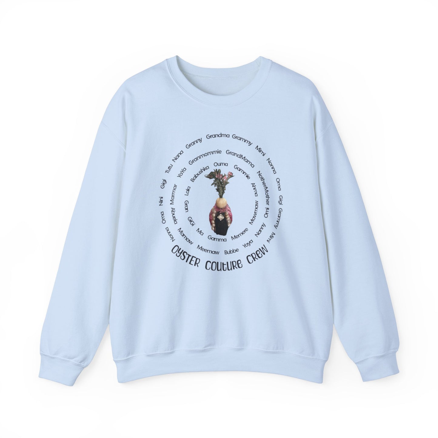 Unisex Heavy Blend™ Crewneck Sweatshirt Grandmas go by many names, find your Gramma name around Oyster Couture Diva