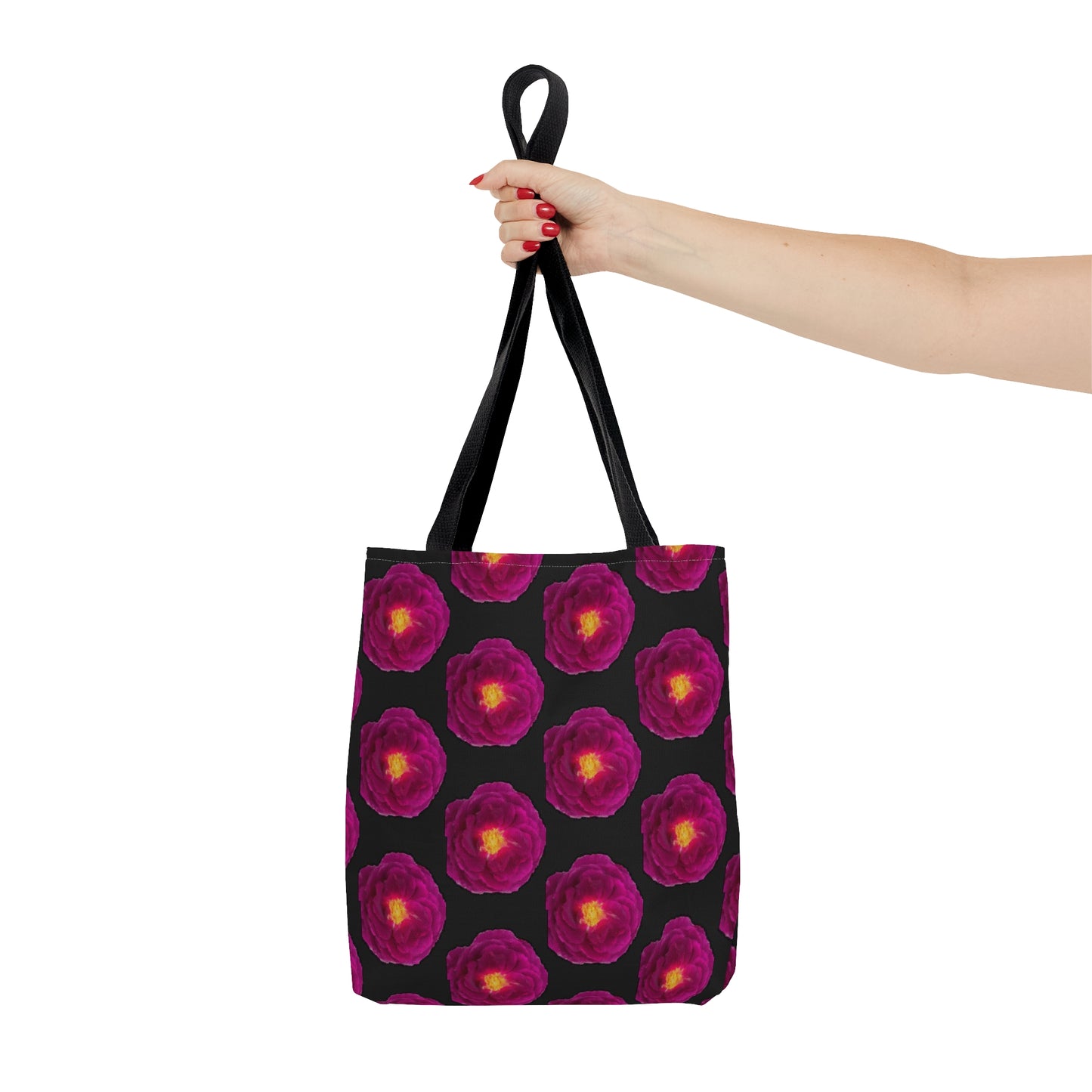 Tote Bag in 3 sizes! Reusable gift/ shopping/carryall bag for Girl groups, teams, Wedding parties, Club gifts, Shopping, Beach - Magical Magenta Rose