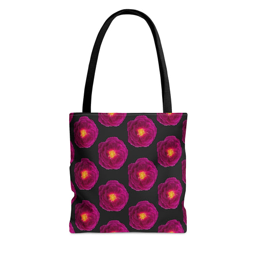 Tote Bag in 3 sizes! Reusable gift/ shopping/carryall bag for Girl groups, teams, Wedding parties, Club gifts, Shopping, Beach - Magical Magenta Rose