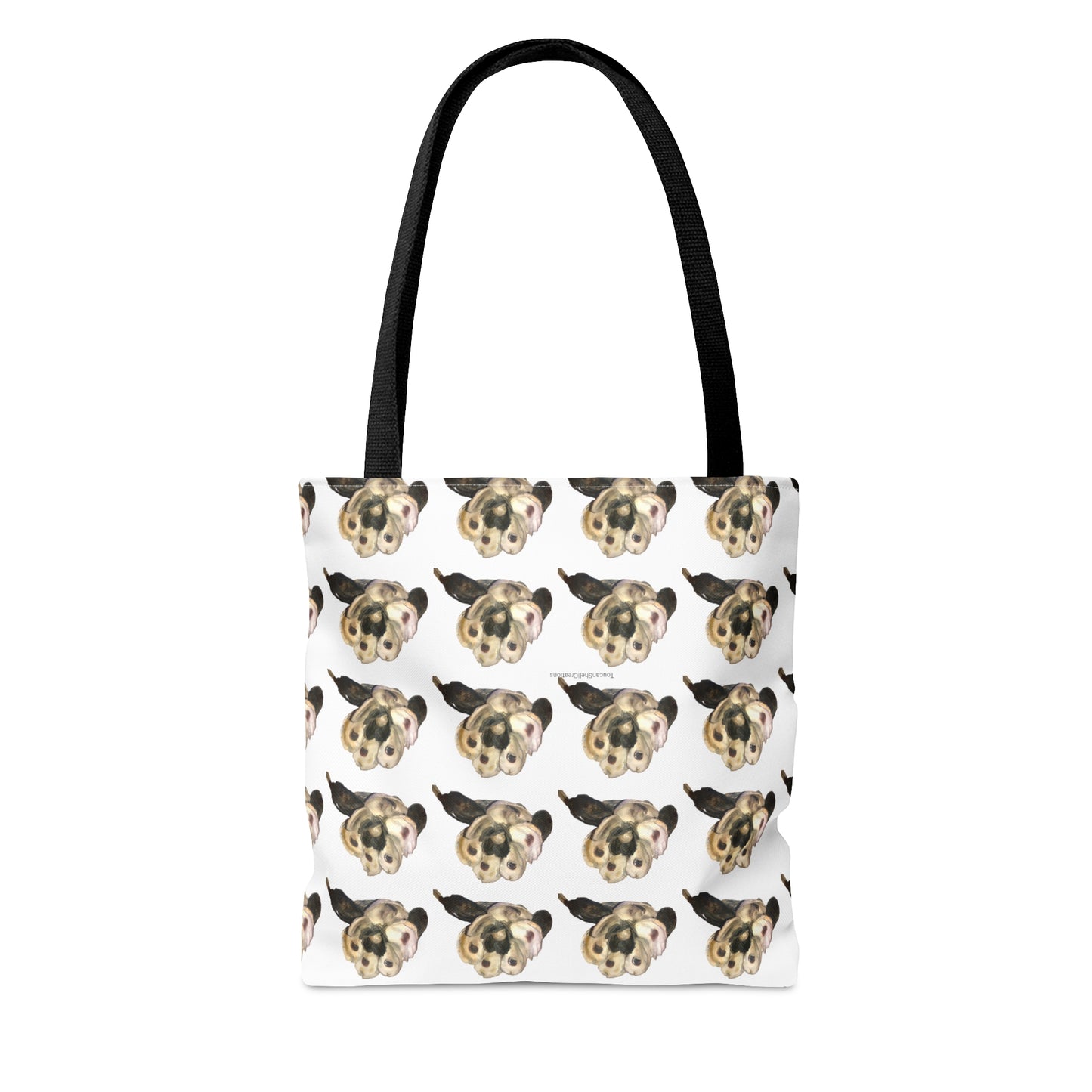 Tote Bag in 3 sizes! Girl groups, Wedding parties, Church groups, Club gifts, Shopping, Beach - Gold and white heart with pearls