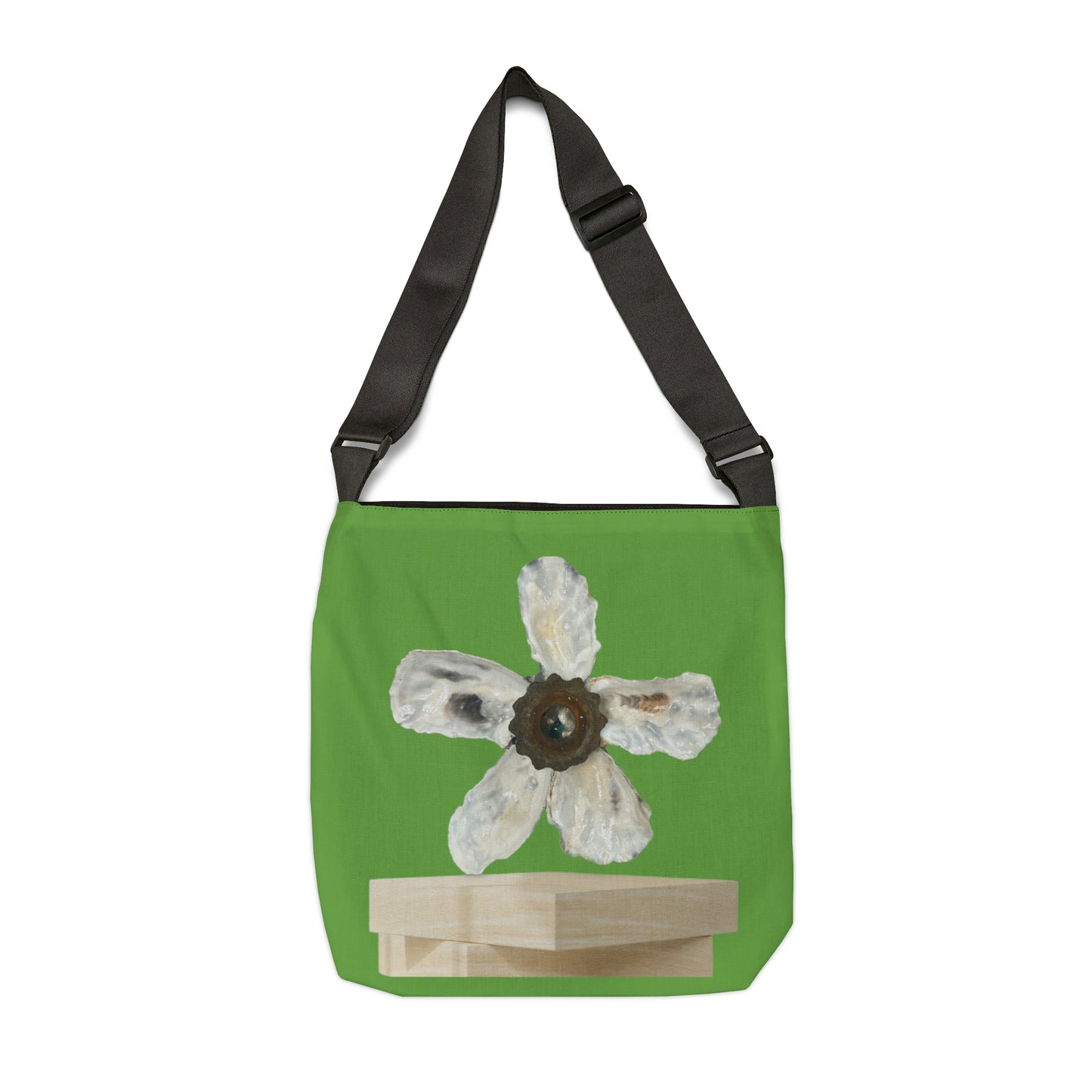 Adjustable Tote Bag Tote Bag: Discover Unique Oyster Shell Sculptures and Artistic Creations