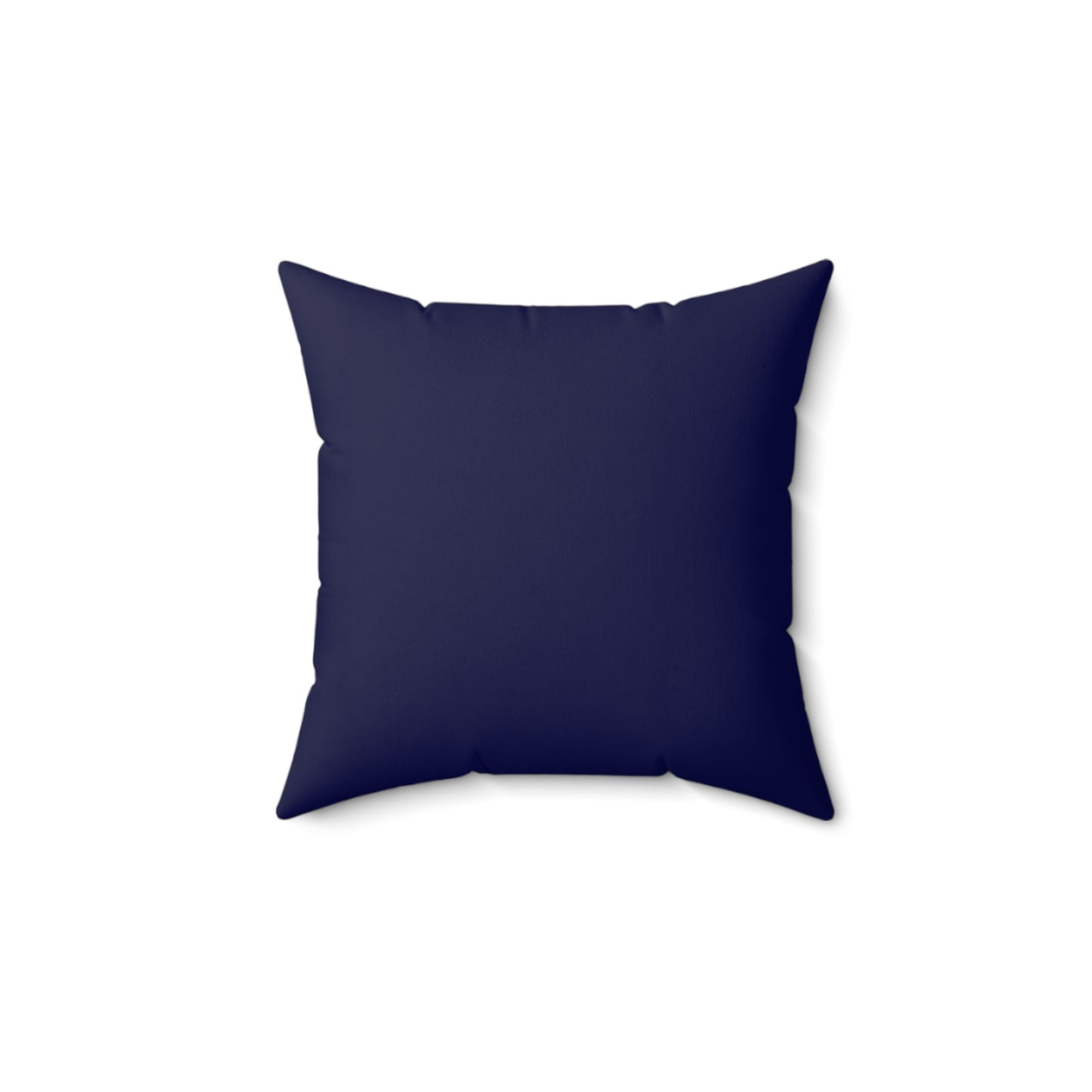 Darkest Blue Square Christmas ONE-side Pillow features Exquisite Oyster Shell Christmas Tree