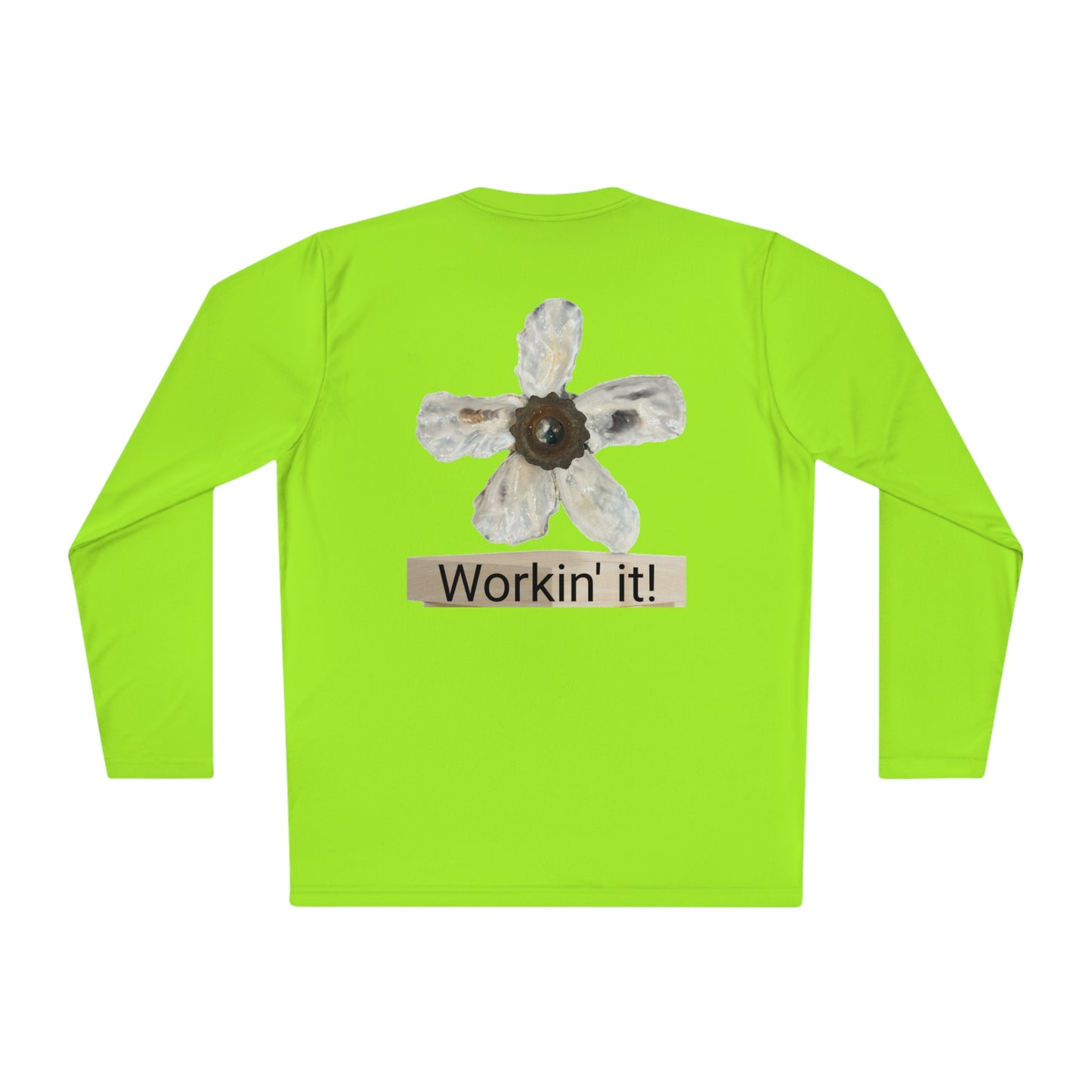 Unisex Long Sleeve Tee Shirt Oyster Shell Flower, gym shirt, mom shirt, team shirt, group shirt, friend gift, workout shirt, art shirt