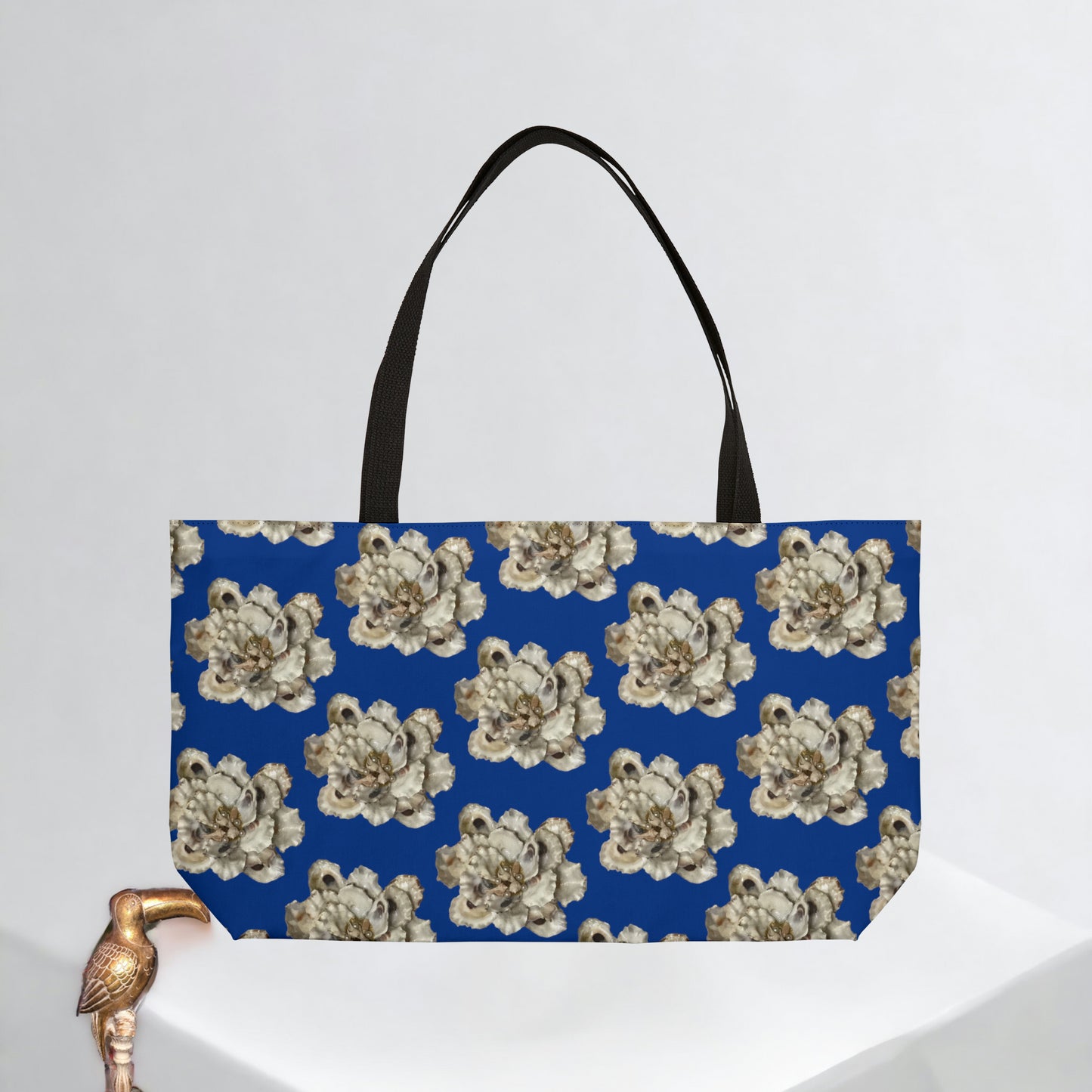 Extra Roomy Sustainable Reusable Oyster Shell Print Tote Bag: : A Greener Way to Gift