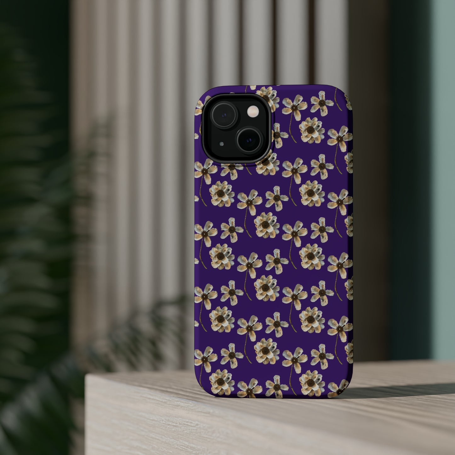 Custom iPhone MagSafe Tough Cases - Oyster Petals Purple