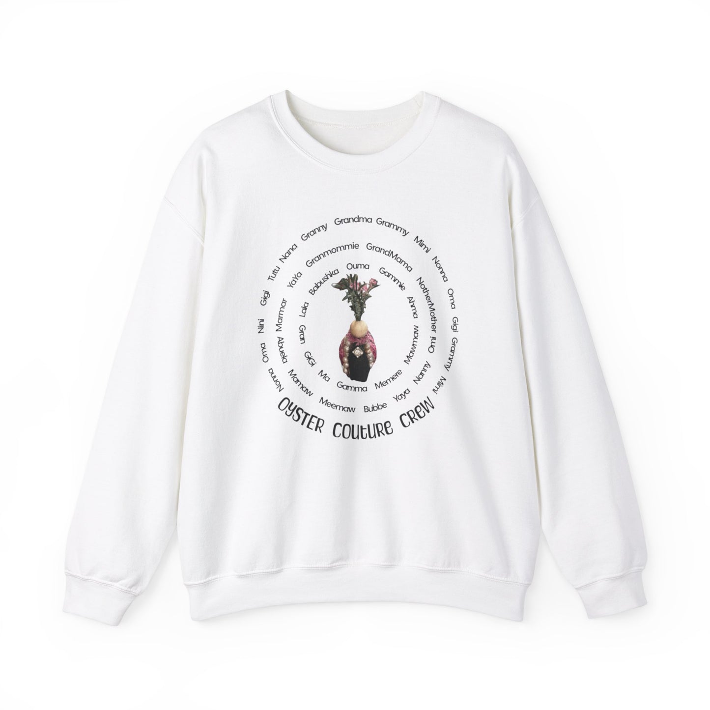 Unisex Heavy Blend™ Crewneck Sweatshirt Grandmas go by many names, find your Gramma name around Oyster Couture Diva