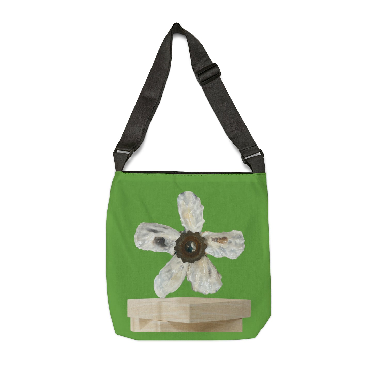 Adjustable Tote Bag Coastal Living Oyster Shell Tote Bag: Creating Shoreline Fun to Carry