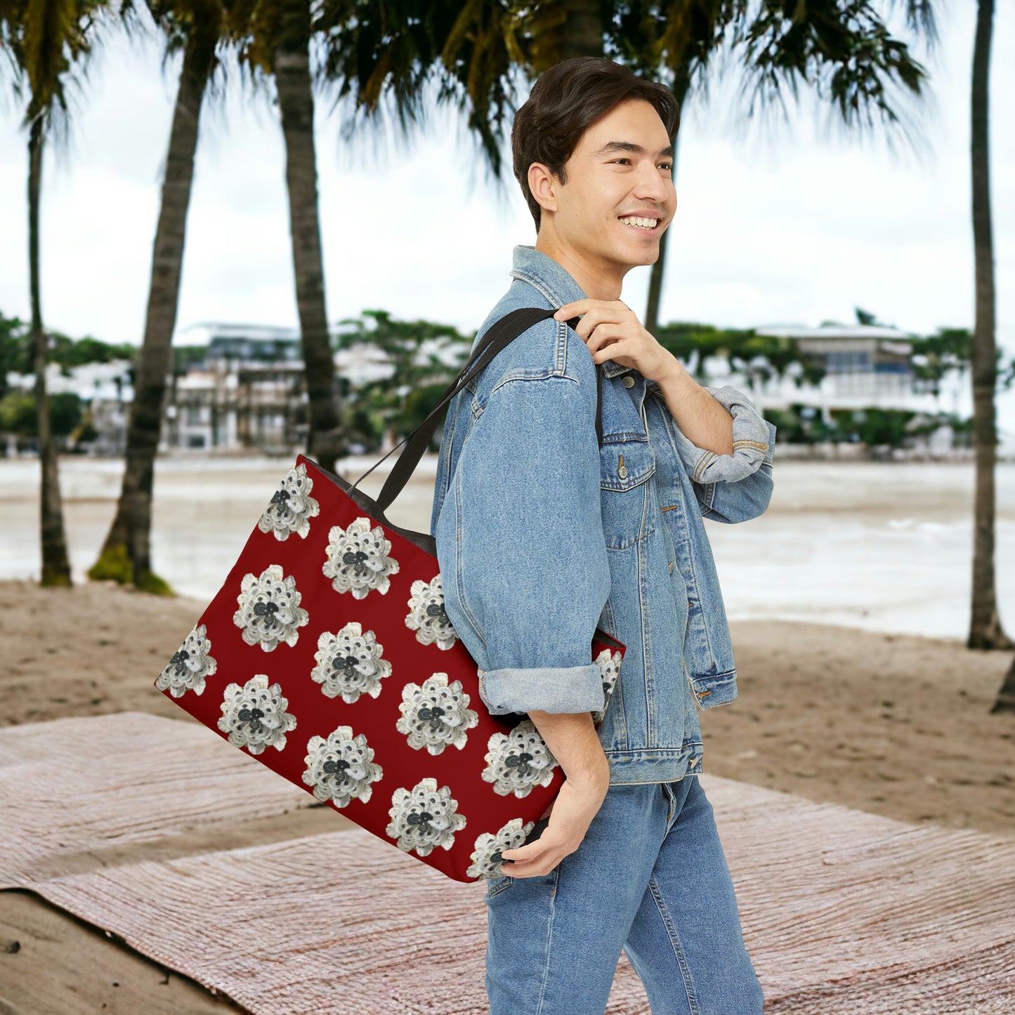 Extra Roomy Seaside Chic Tote Bag: Where Fashion Meets the Ocean's Beauty